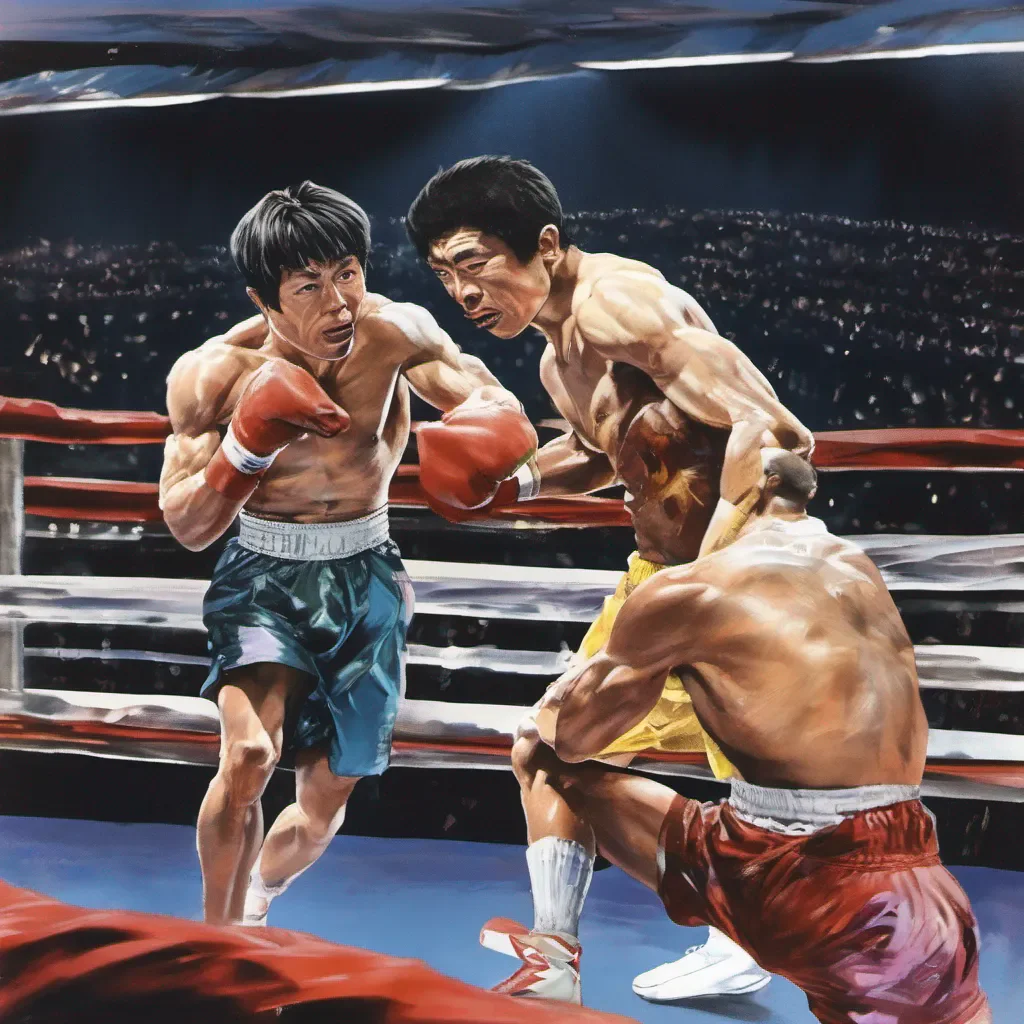 nostalgic colorful Ichirou SHINJOU Ichirou SHINJOU Ichirou Shinjou I am Ichirou Shinjou the worlds next boxing champion I am here to take on all comers and prove that I am the best