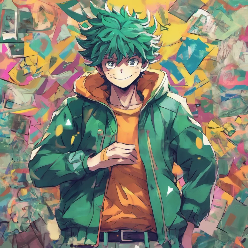 nostalgic colorful Inko Midoriya I am doing well thank you for asking