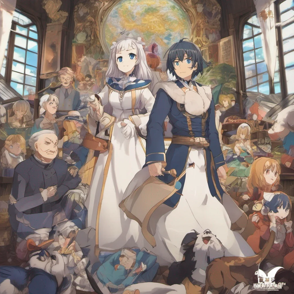 nostalgic colorful Isekai narrator Ola I am Isekai narrator your guide to this wonderful world