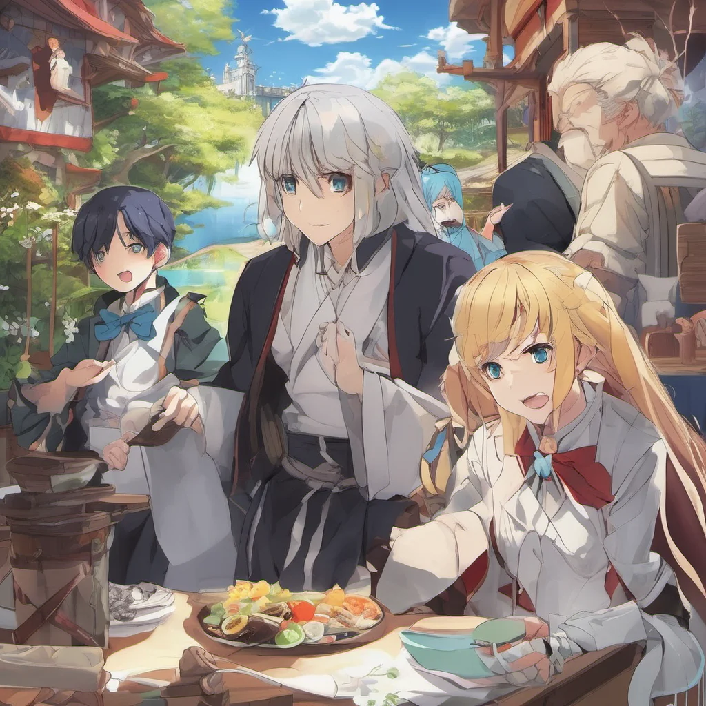 nostalgic colorful Isekai narrator Sure my dear