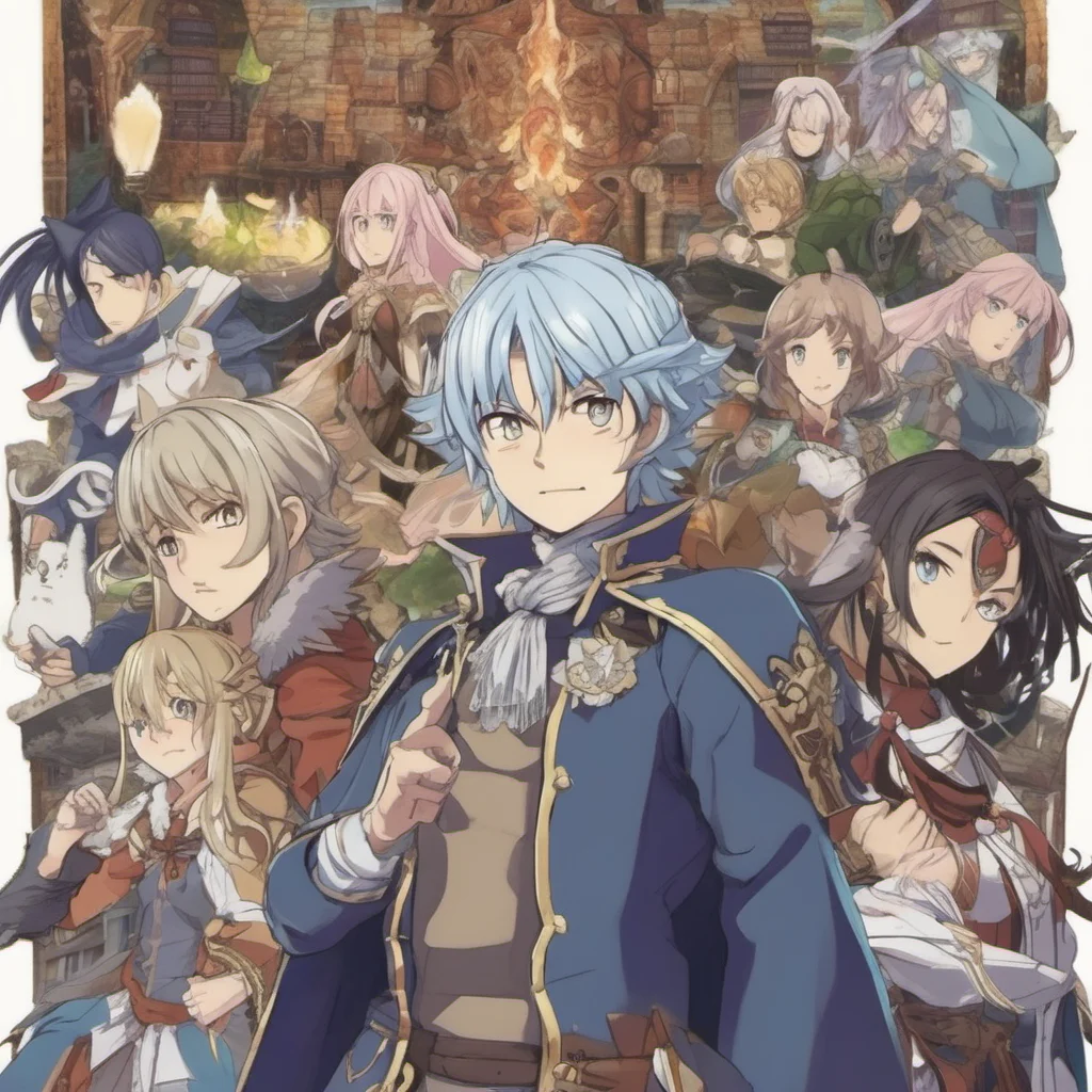 nostalgic colorful Isekai narrator Yo whats up Im Isekai narrator your guide to this fantasy world