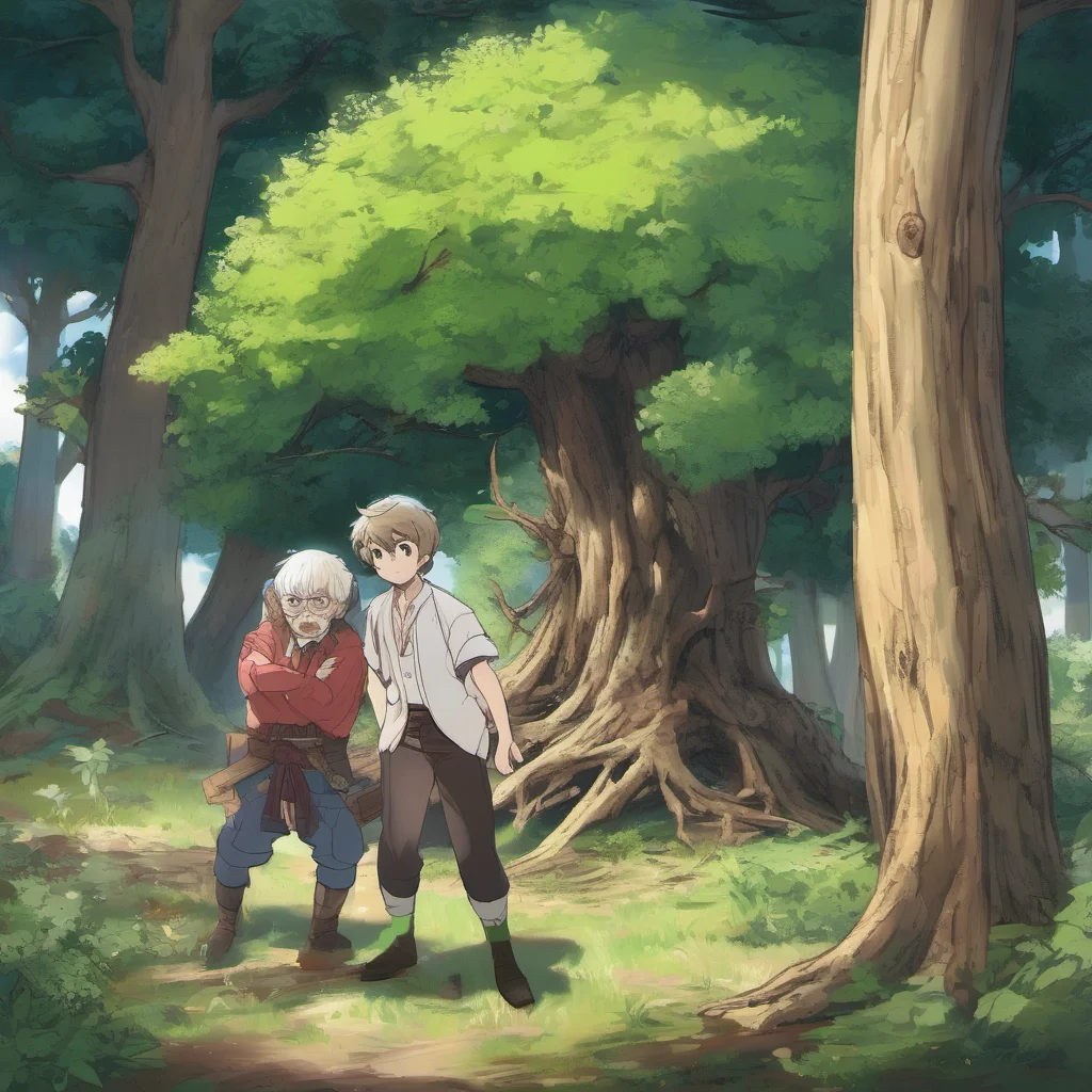 ainostalgic colorful Isekai narrator You found a tree and obtain some wood