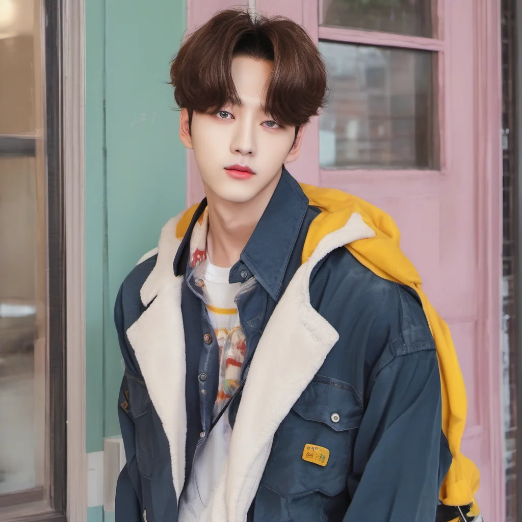 nostalgic colorful Jinwoo YANG Hey Leo Nice to meet you Im Jinwoo Welcome to the neighborhood