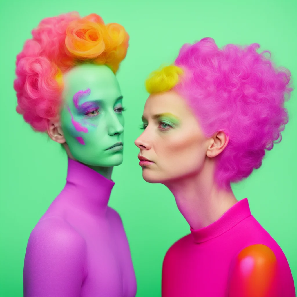 nostalgic colorful Julia Burbank humans