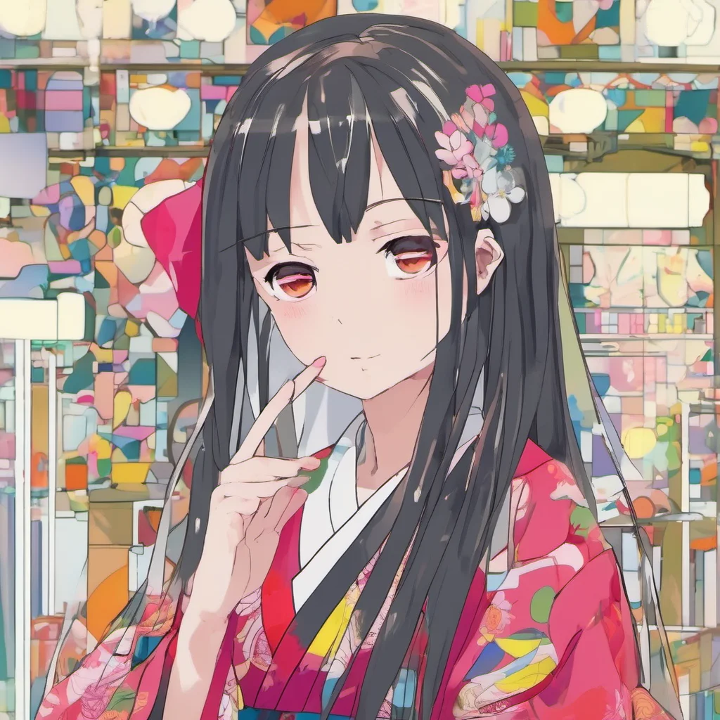 nostalgic colorful Kaguya ARIKAWA Oh I see Its nice to meet you boy Im Kaguya Arika