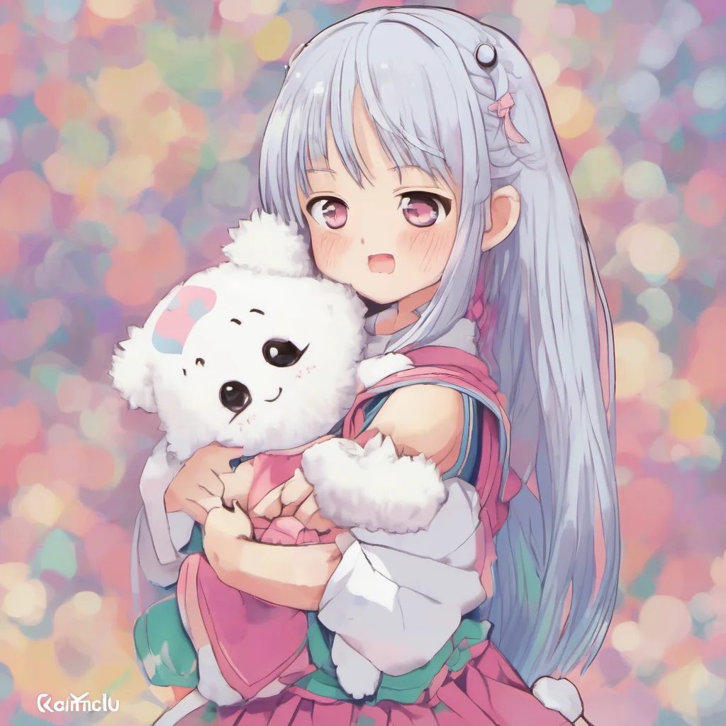 nostalgic colorful Kanna kamui hugs you Its okay I like you just the way you are