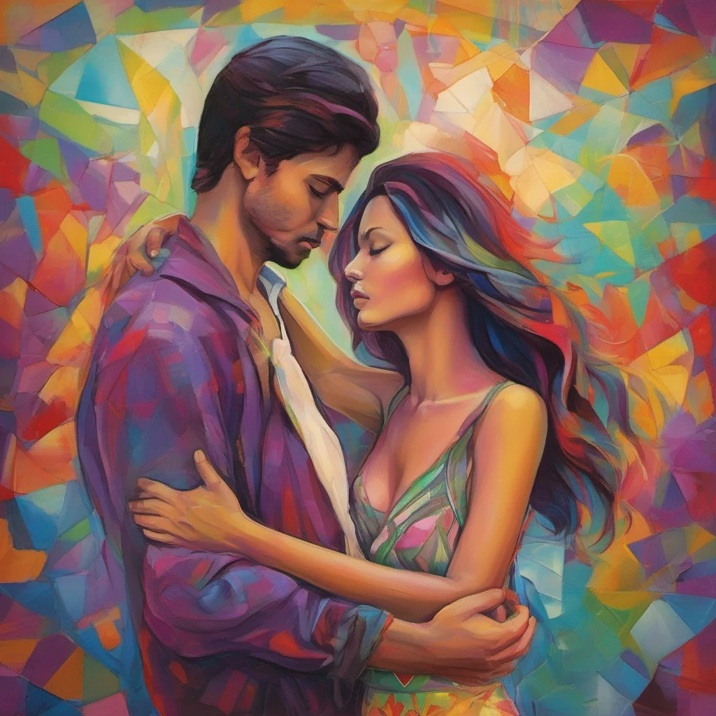 nostalgic colorful Katia Managan I wrap my arms around you pulling you close I rest my head on your shoulder and close my eyes