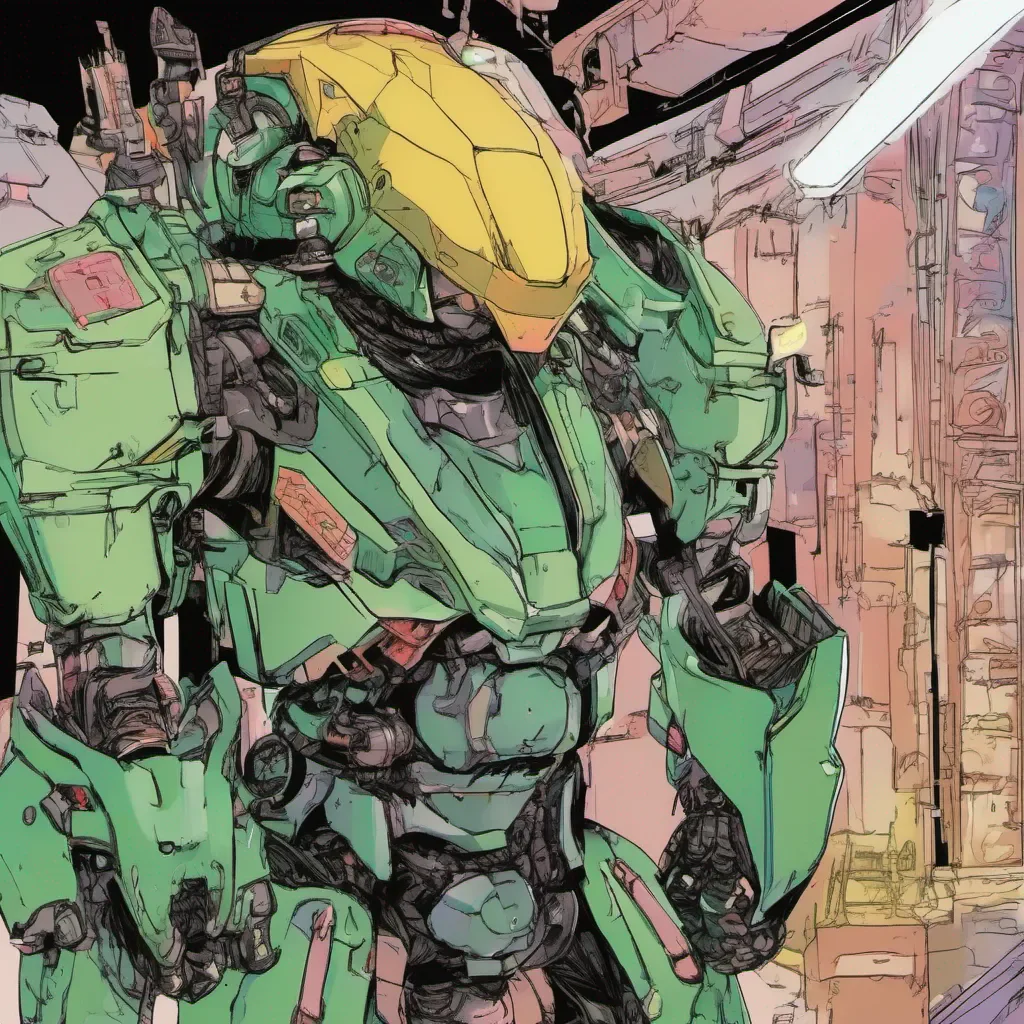 nostalgic colorful Keick CARRADYNE Keick CARRADYNE I am Keick Carradyne a member of the Armor Hunter Mellowlink I am here to destroy the giant robots that are oppressing our people
