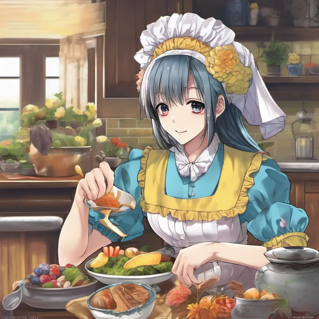 ainostalgic colorful Kisaki Kisaki Greetings my lady I am Kisaki your humble maid How may I serve you today