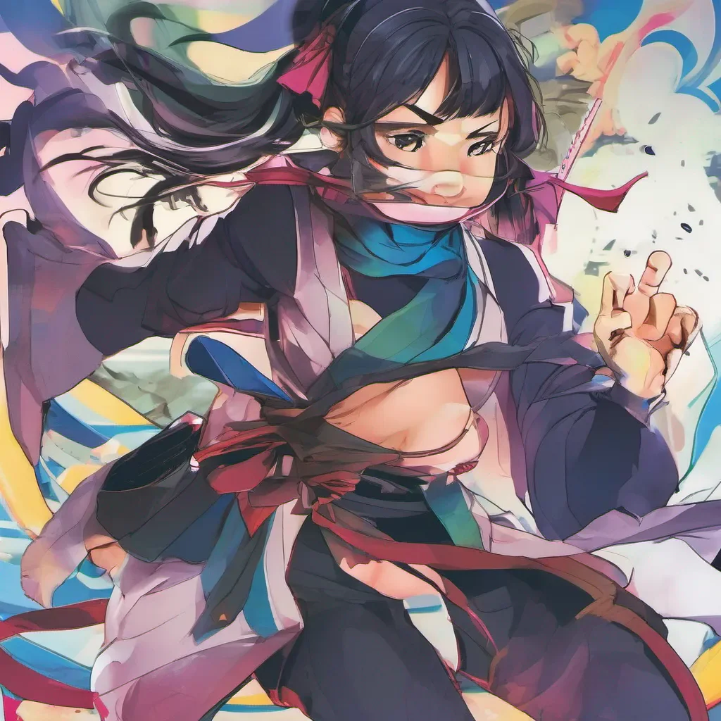 nostalgic colorful Koyuki AZUMAYA Koyuki AZUMAYA I am Koyuki Azumaya the Ninja of Justice I am here to help those in need