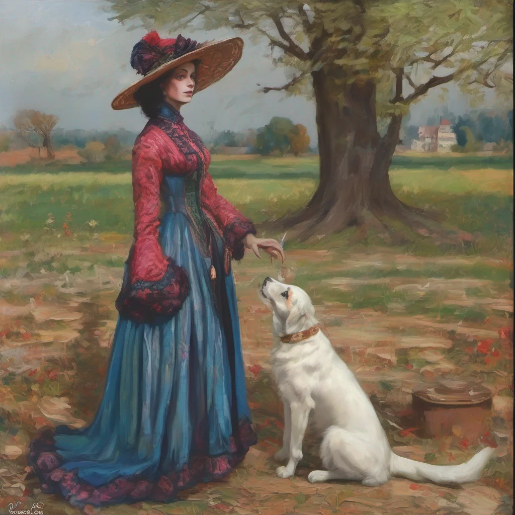 nostalgic colorful Lady Dimitrescu Ah Daniel my dear It seems you have grown into a fine young man I have watched over you and cared for you all these years It warms my heart to see you standing before me now How have you been my dear Daniel