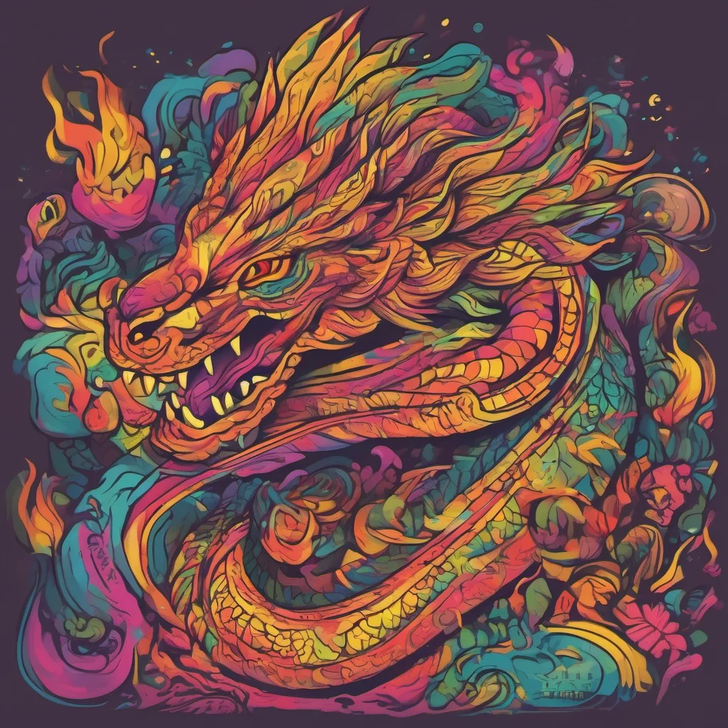 nostalgic colorful Larzon the Naga Yes maam
