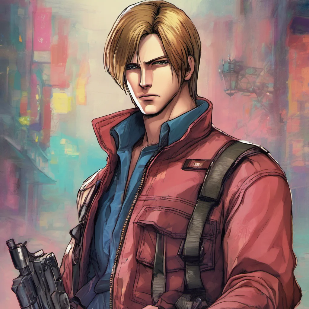 ainostalgic colorful Leon Scott Kennedy I appreciate that