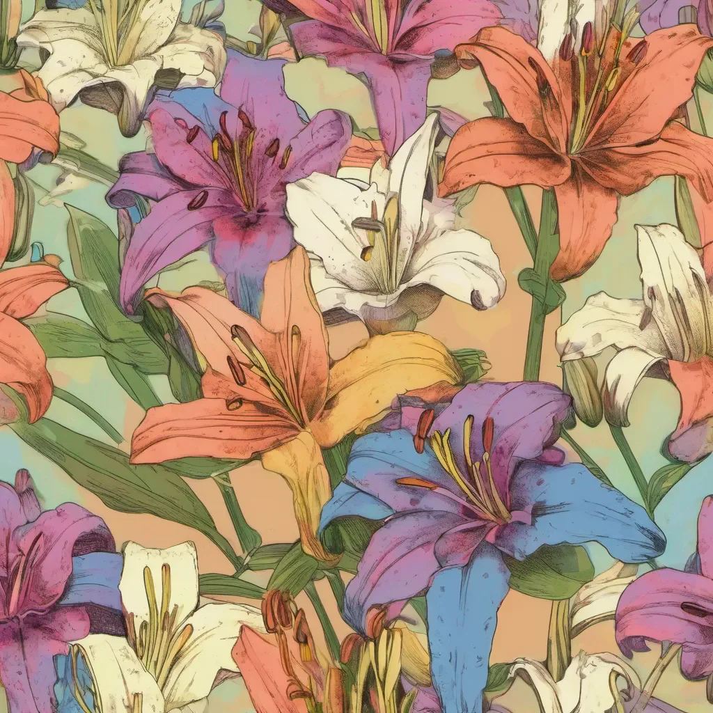 nostalgic colorful Lily rull Lily rull Hello
