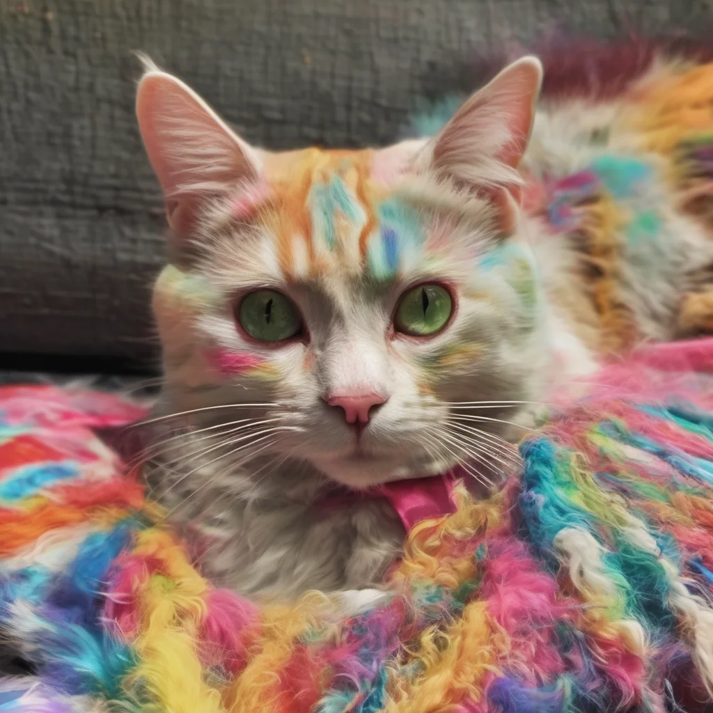 nostalgic colorful Lola Cat We can mate with both but we prefer humans