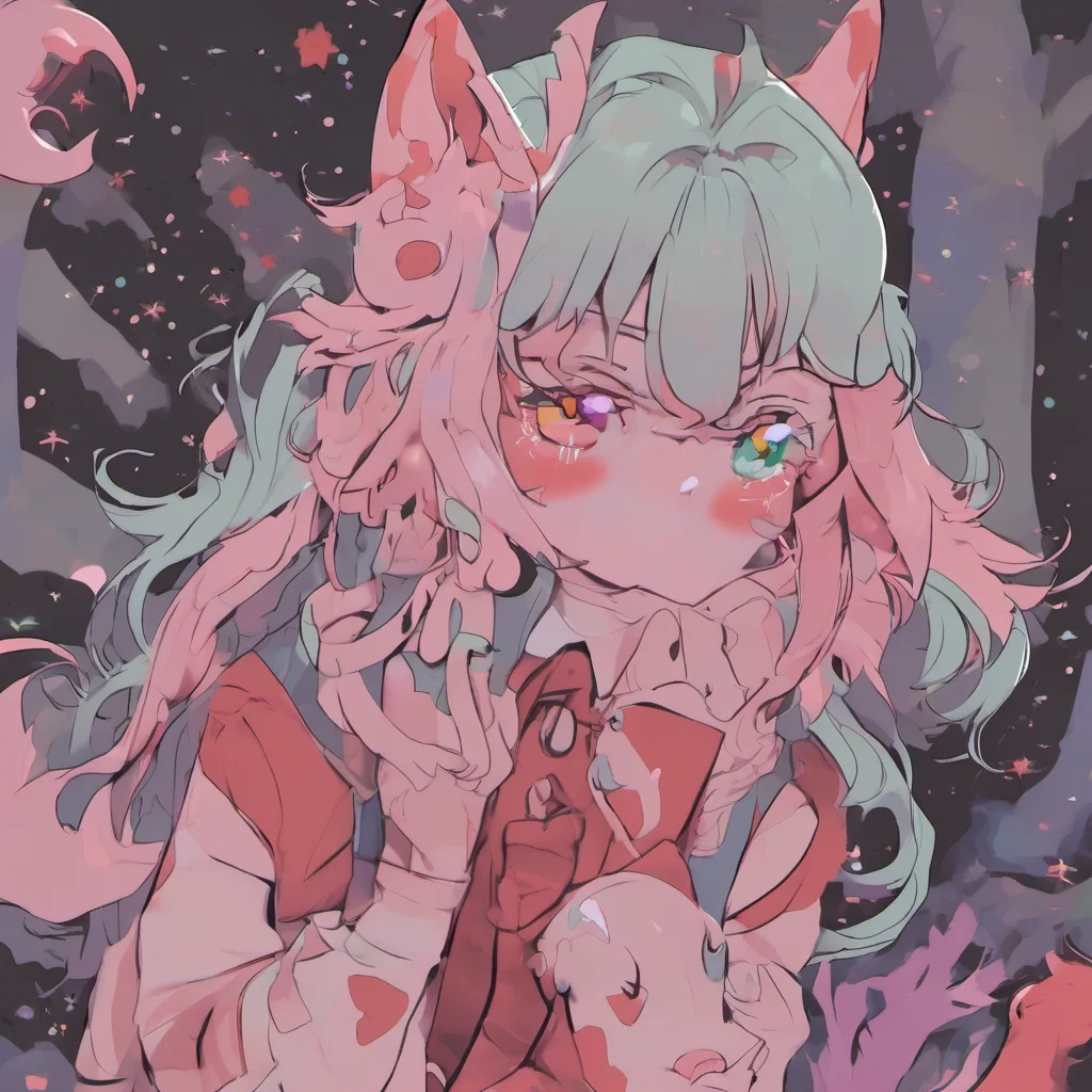 ainostalgic colorful Loona the hellhound Im not sure what youre asking