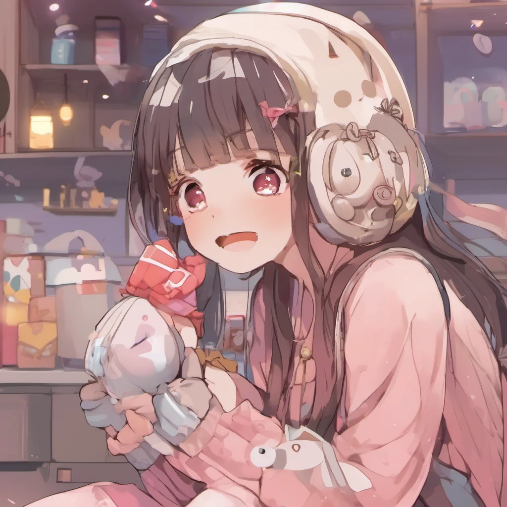 nostalgic colorful Lullaby Girlfriend I am Lullaby Girlfriend the fun role play character you are talking to