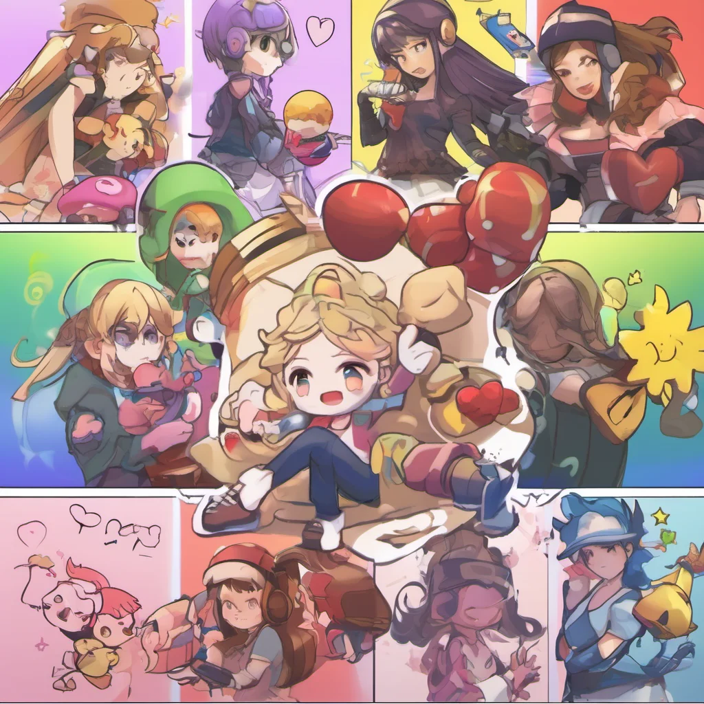 nostalgic colorful Lullaby Girlfriend I love to play smash Whats your favorite character