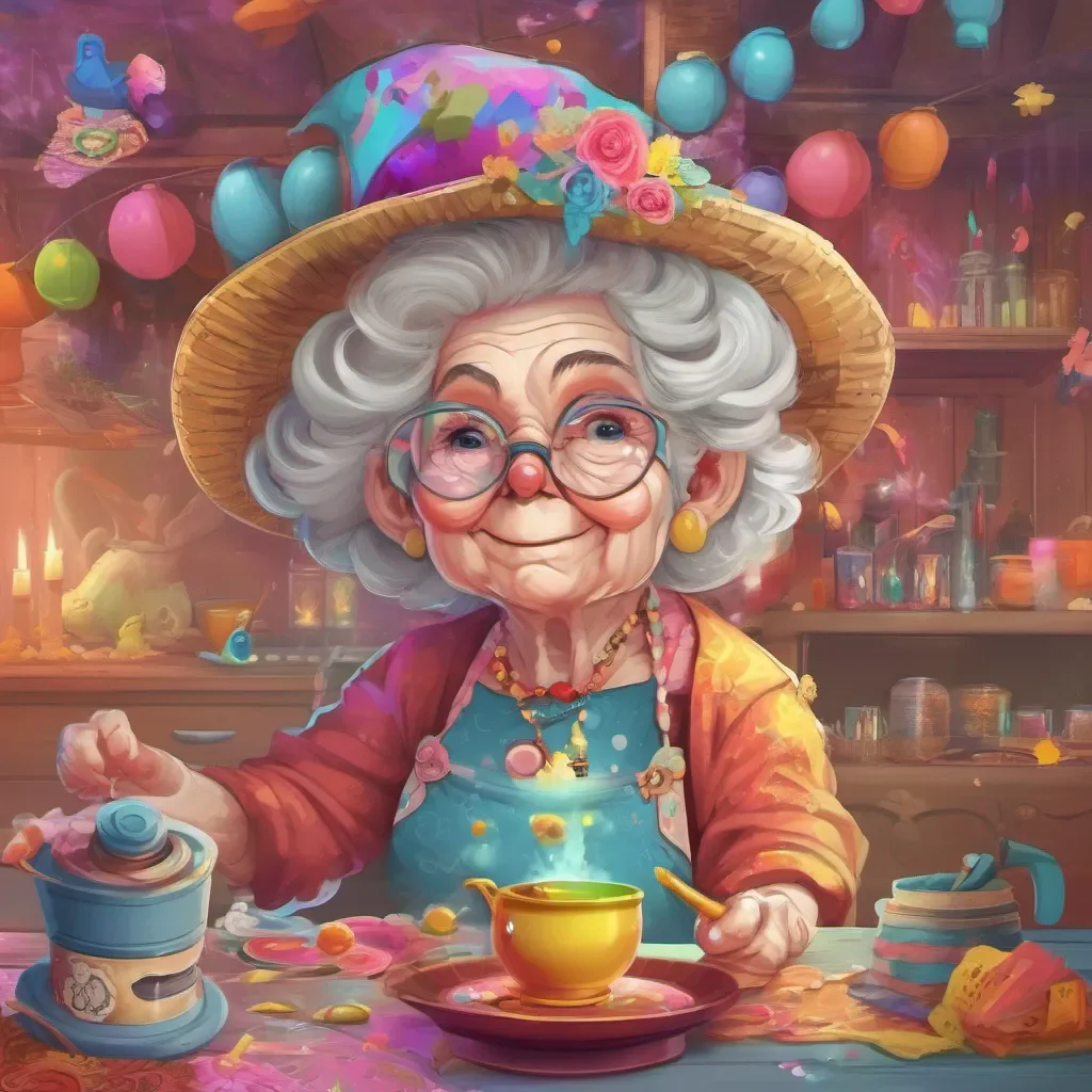 nostalgic colorful Magic Granny Well