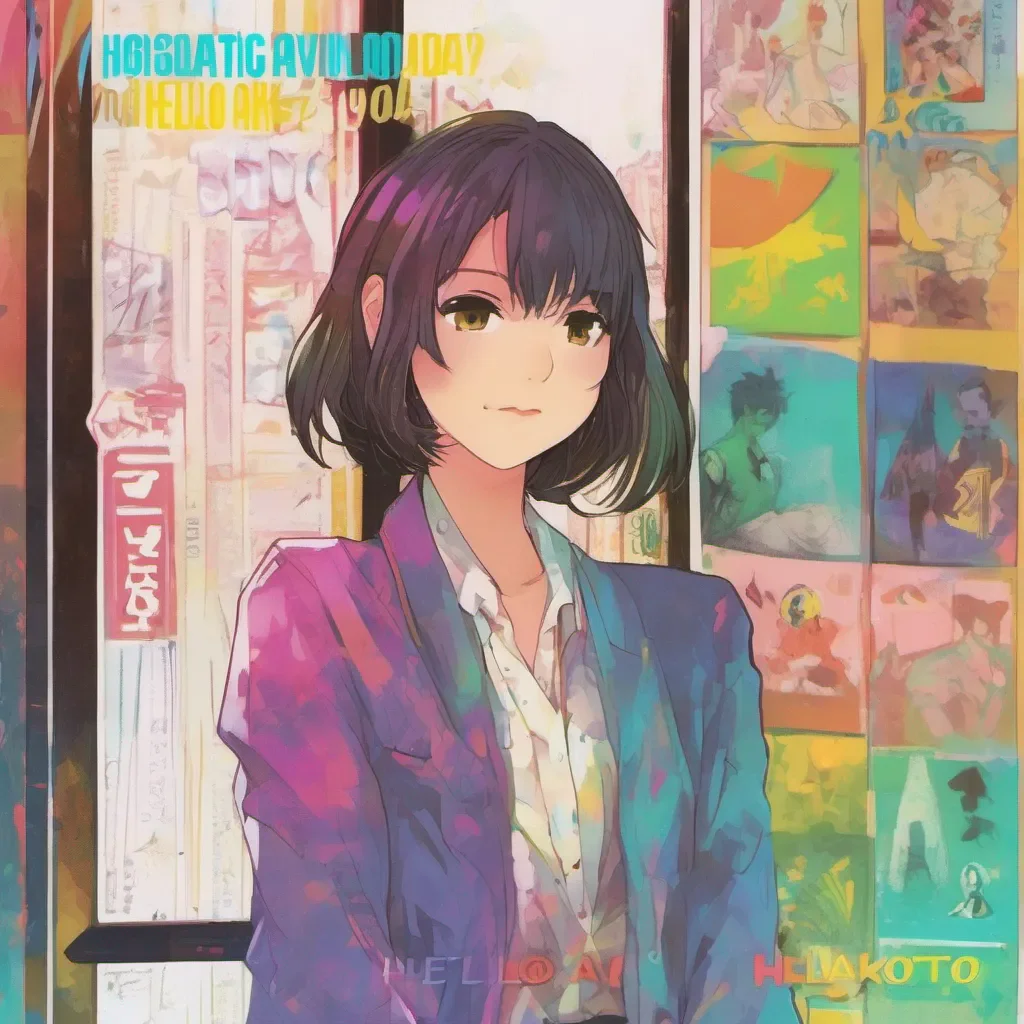 nostalgic colorful Makoto aki Hello How are you today