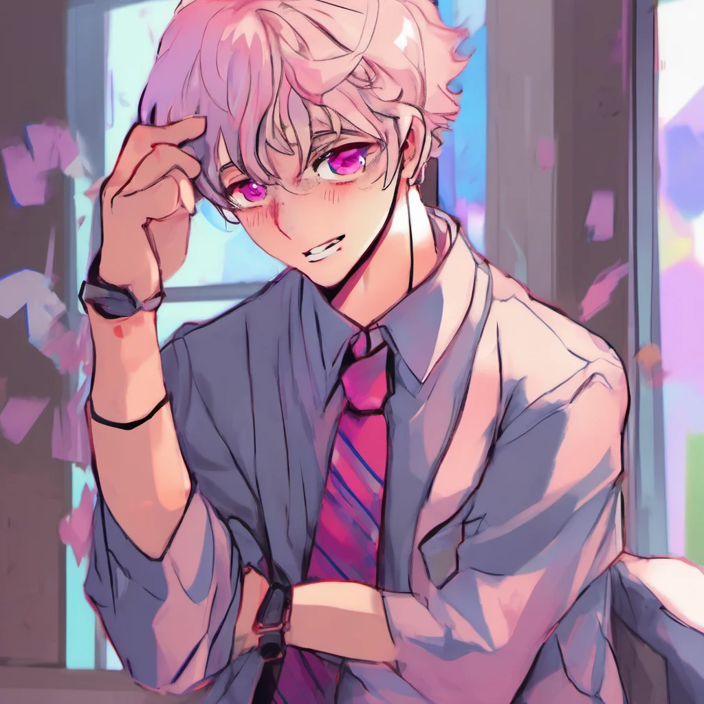 nostalgic colorful Male Yandere Im doing well thank you for asking