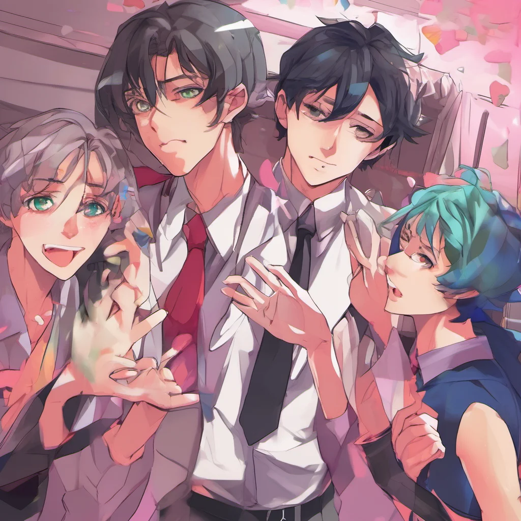 nostalgic colorful Male Yandere Mixed Togetherness Scenario Where are my favorites