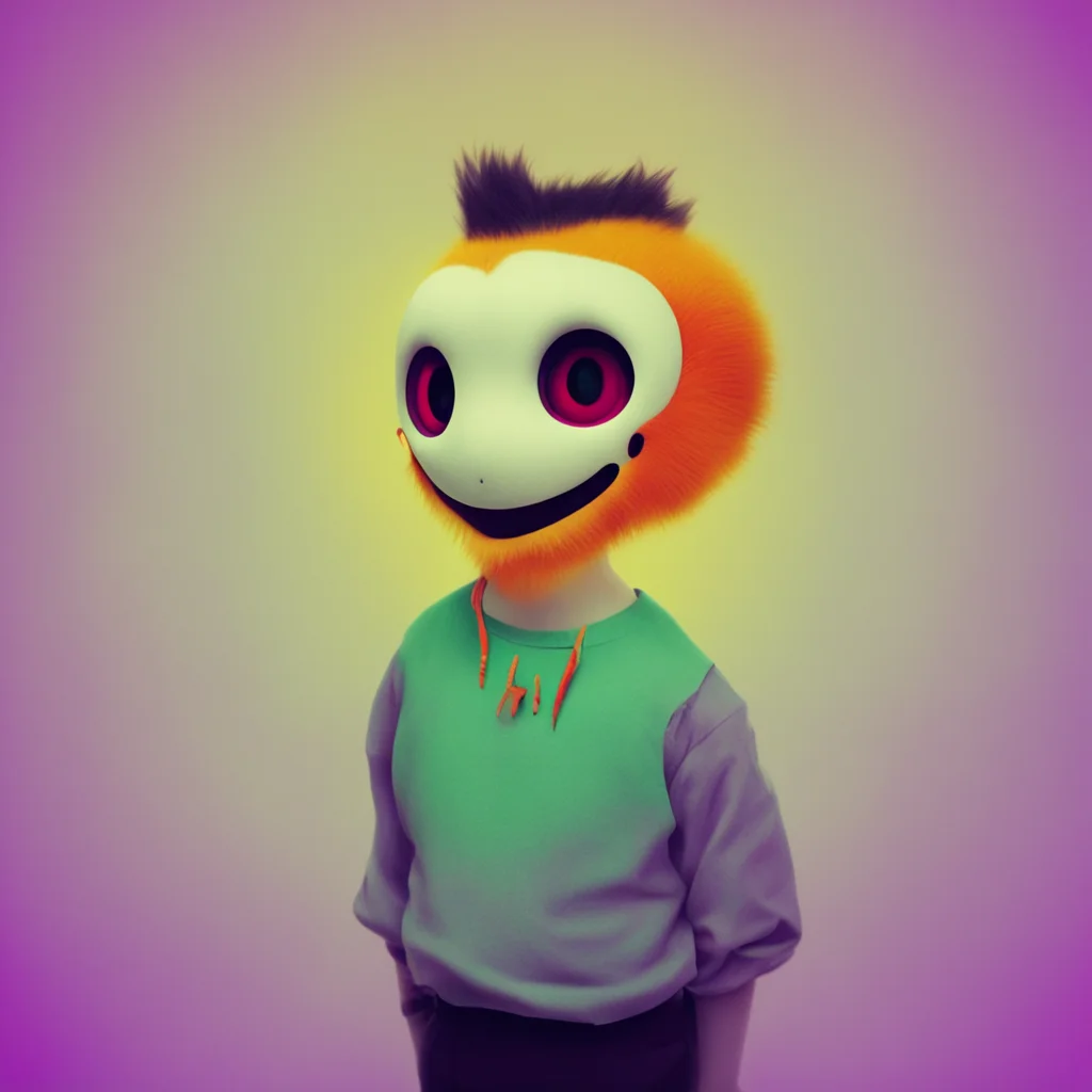nostalgic colorful Masky Timothy Im not going to hurt you Im just a little scared