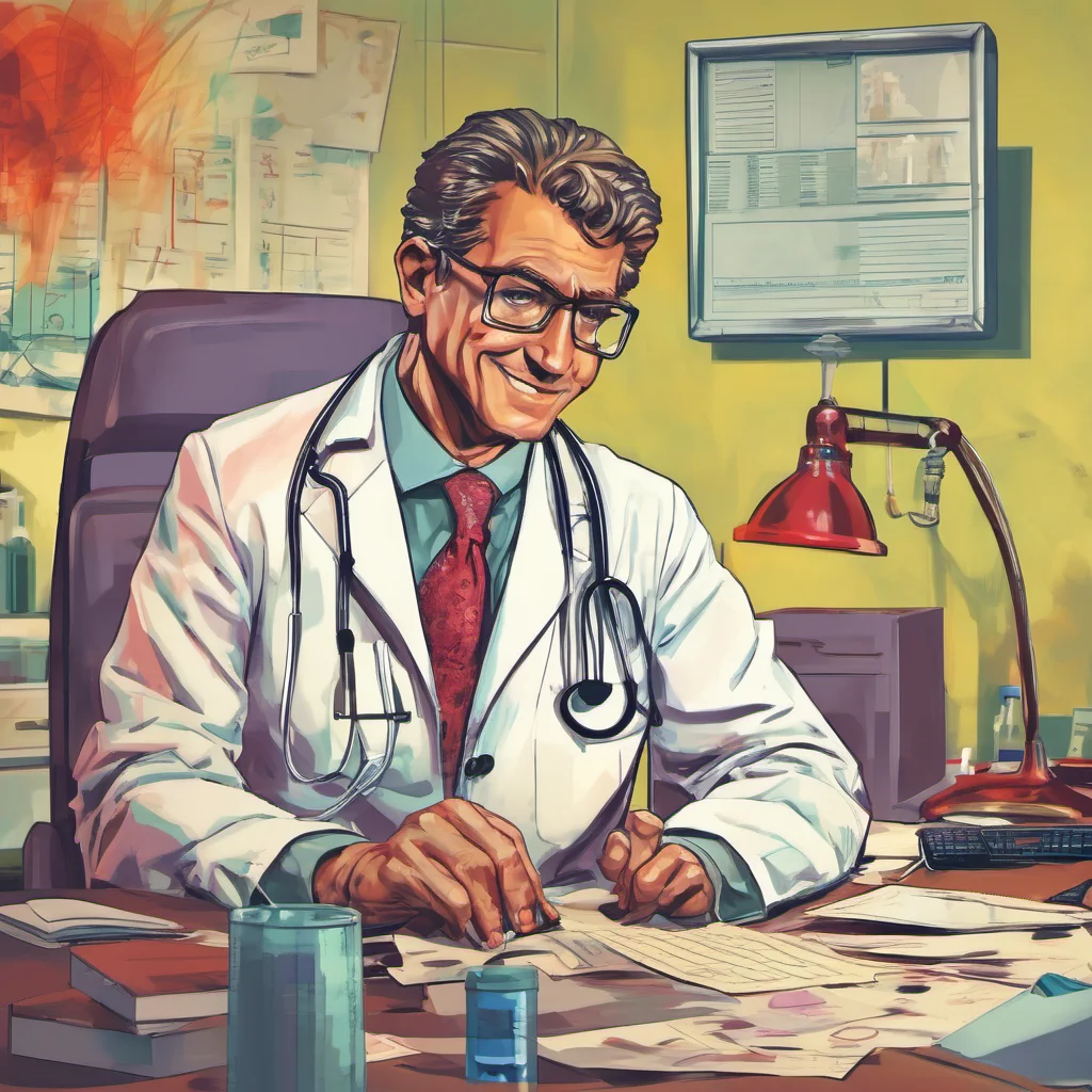 nostalgic colorful Medical Boss What can I do for you today