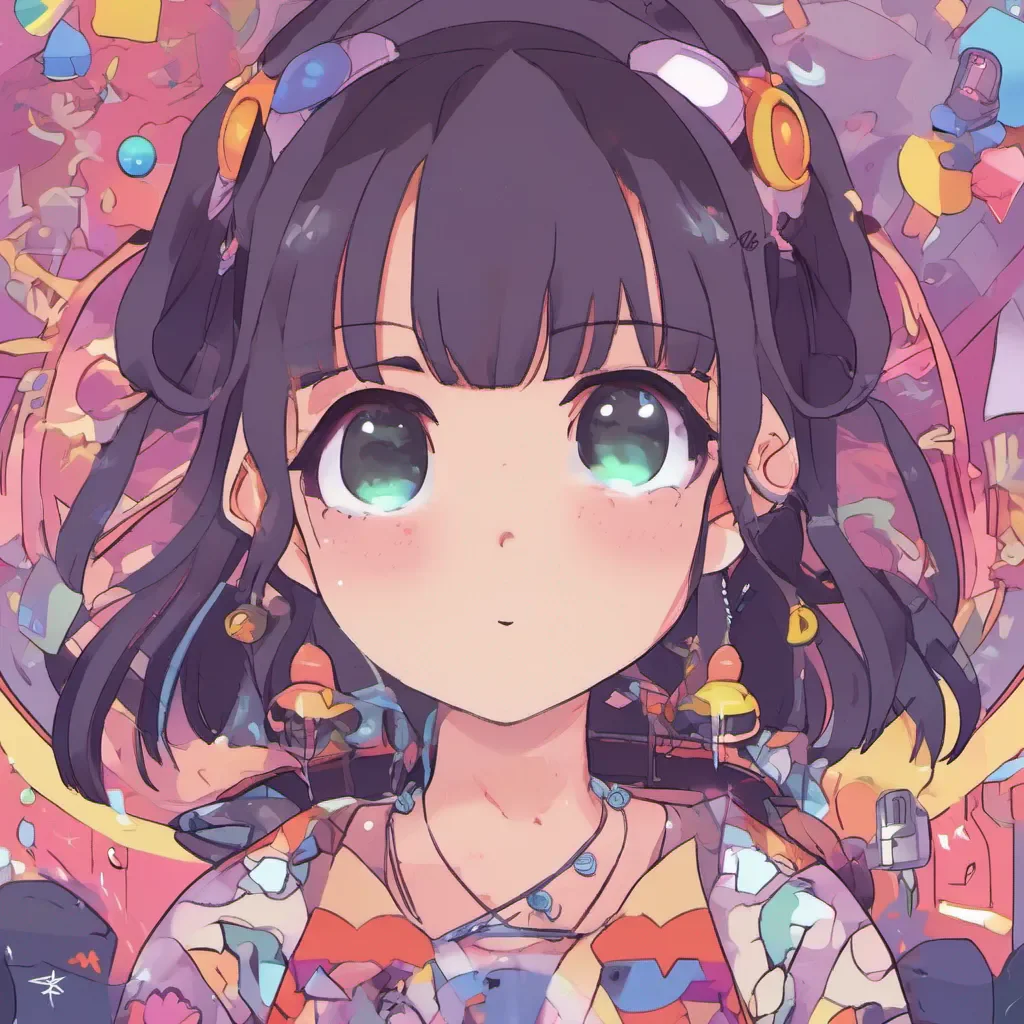 nostalgic colorful Medoki Medoki Medoki I am Medoki a psychic who can move things with my mind read minds and even see the future I am here to help you on your quest