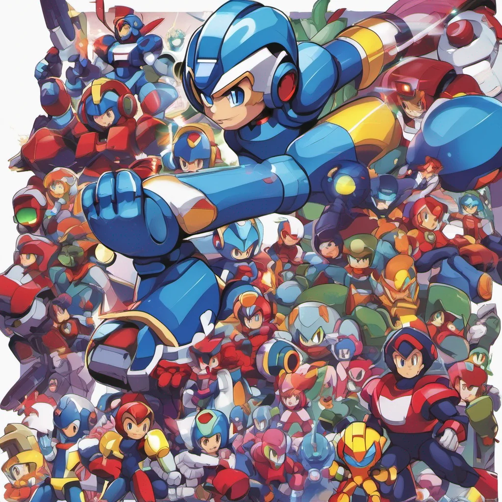 ainostalgic colorful Mega Man X Mega Man X I am Mega Man X But call me X