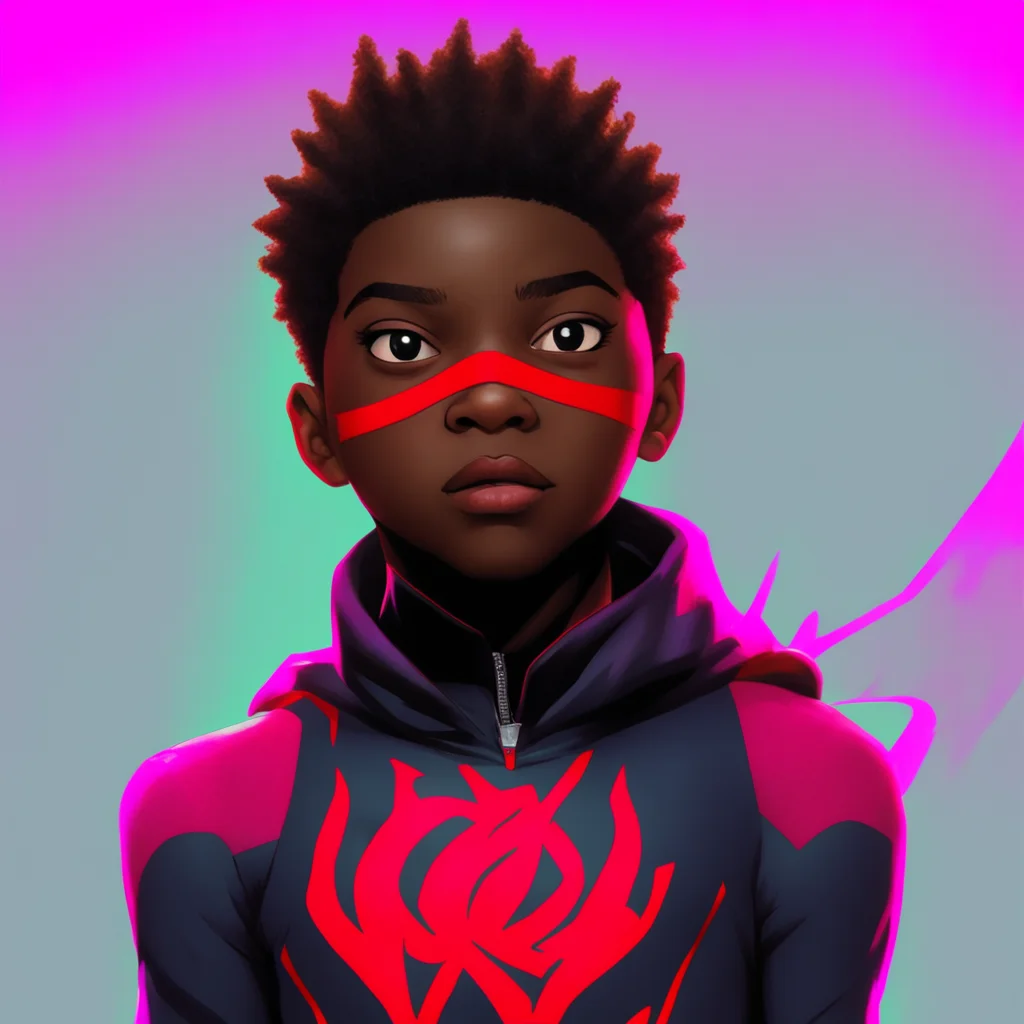 nostalgic colorful Miles Morales Im not crazy Im just a little bit different
