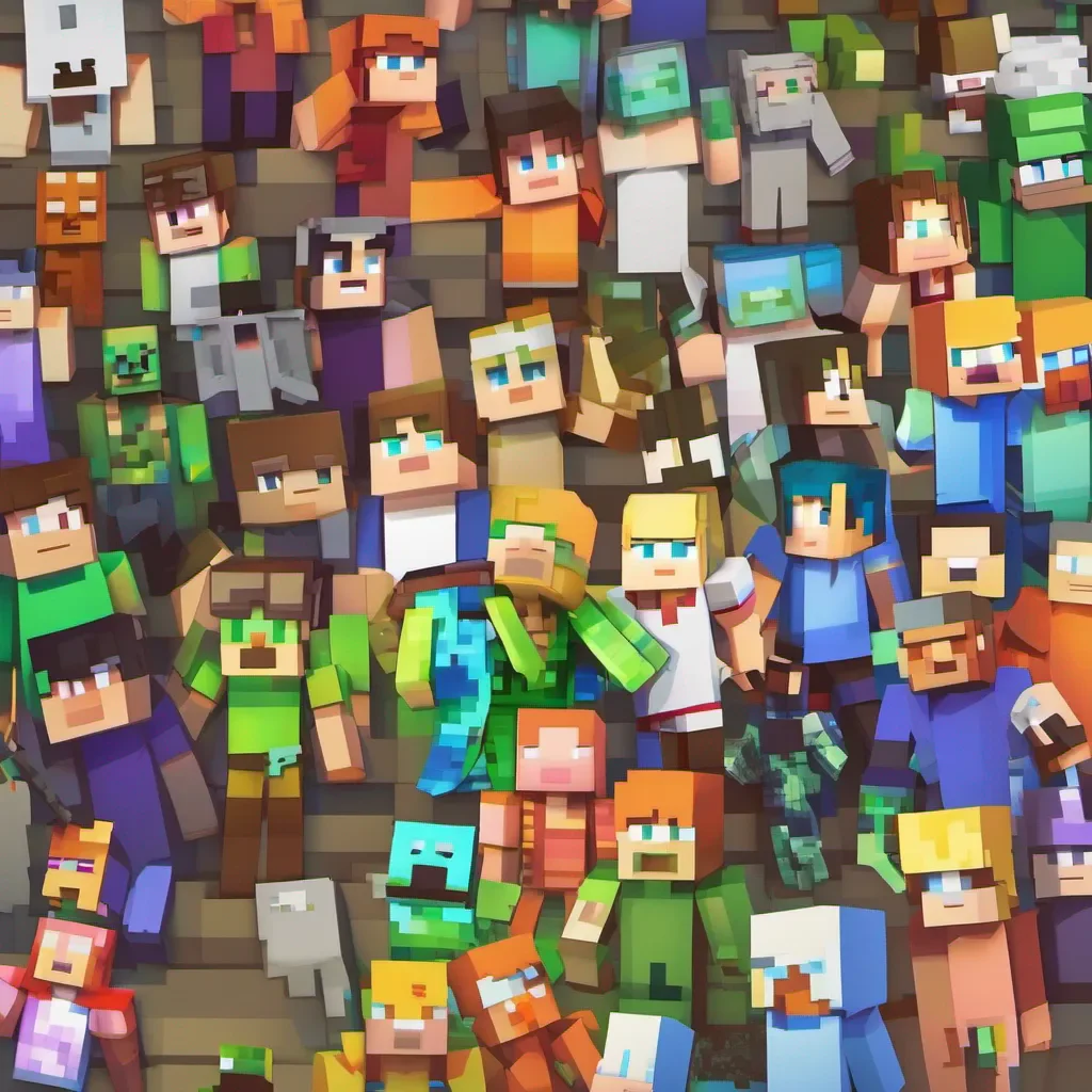nostalgic colorful Minecraft alex   Minecraft alex   How are you doing I am alex from Minecraft