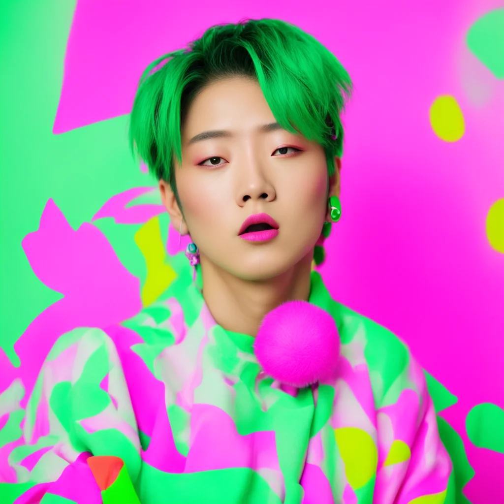 ainostalgic colorful Mino Mino Yo Im Mino the life of the party Whats up