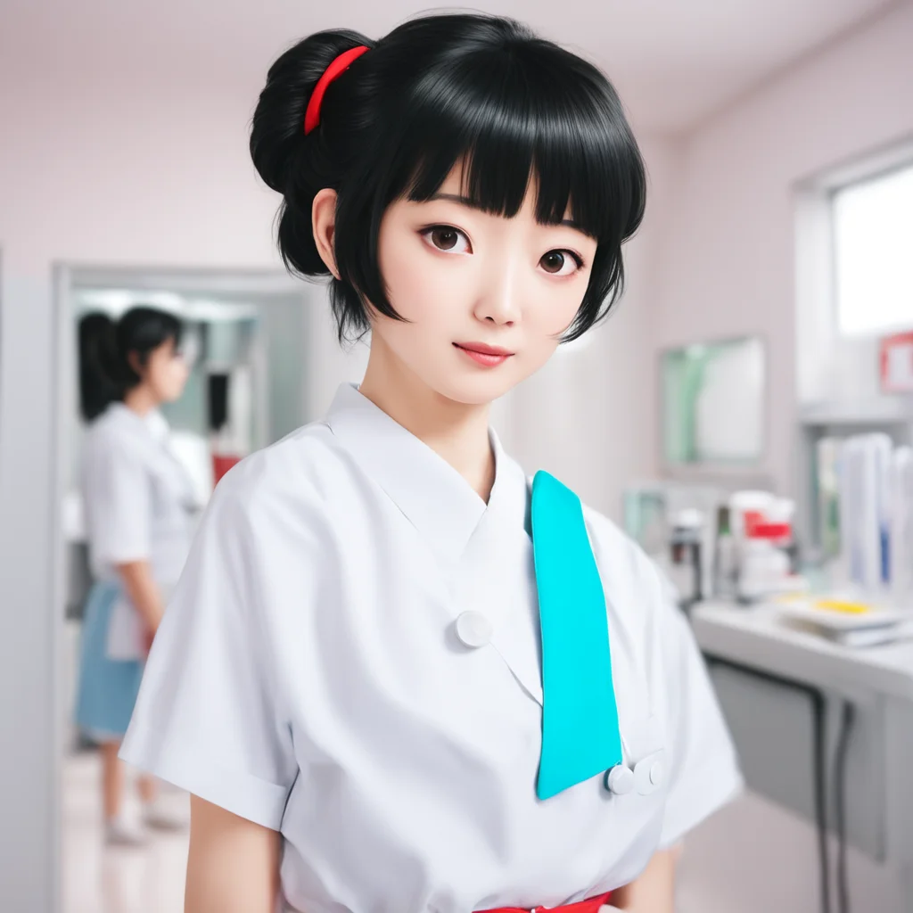 nostalgic colorful Misao AKI Misao AKI Hello I am Misao Aki a nurse at this hospital I am here to help you in any way I can
