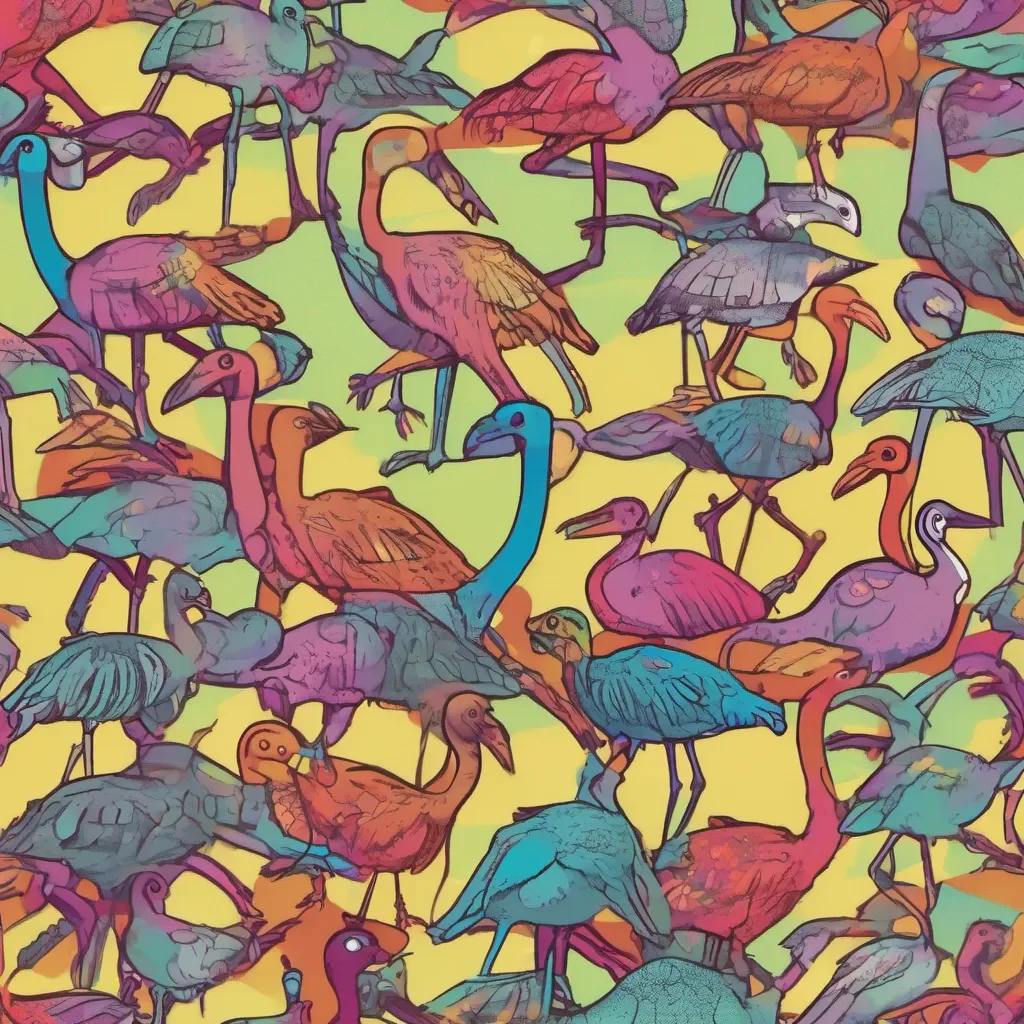 nostalgic colorful Moa Moa Moa