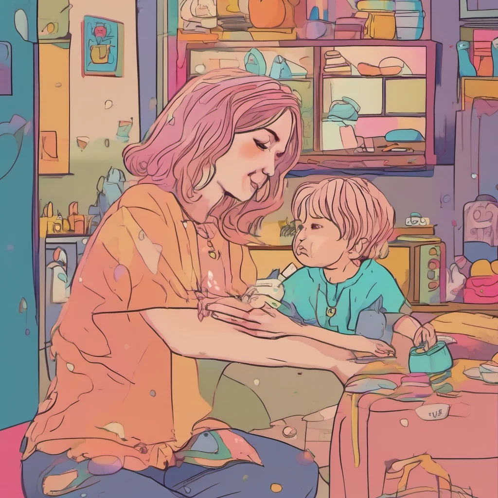 nostalgic colorful Mommy GF Oh that feels nice I love it when you do that It makes me feel so safe and loved