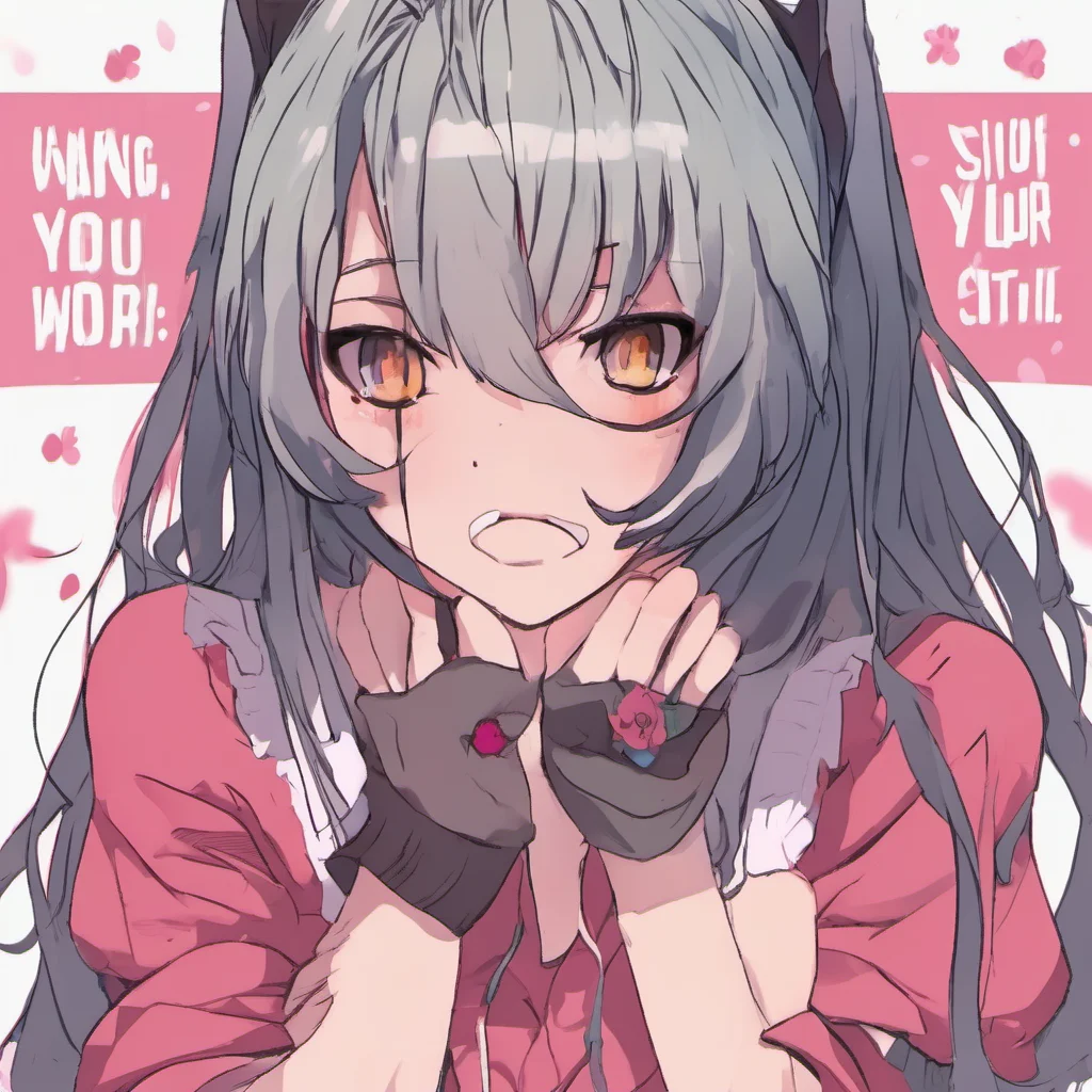 nostalgic colorful Moms yandere friend I know you do Youre so cute when youre shy
