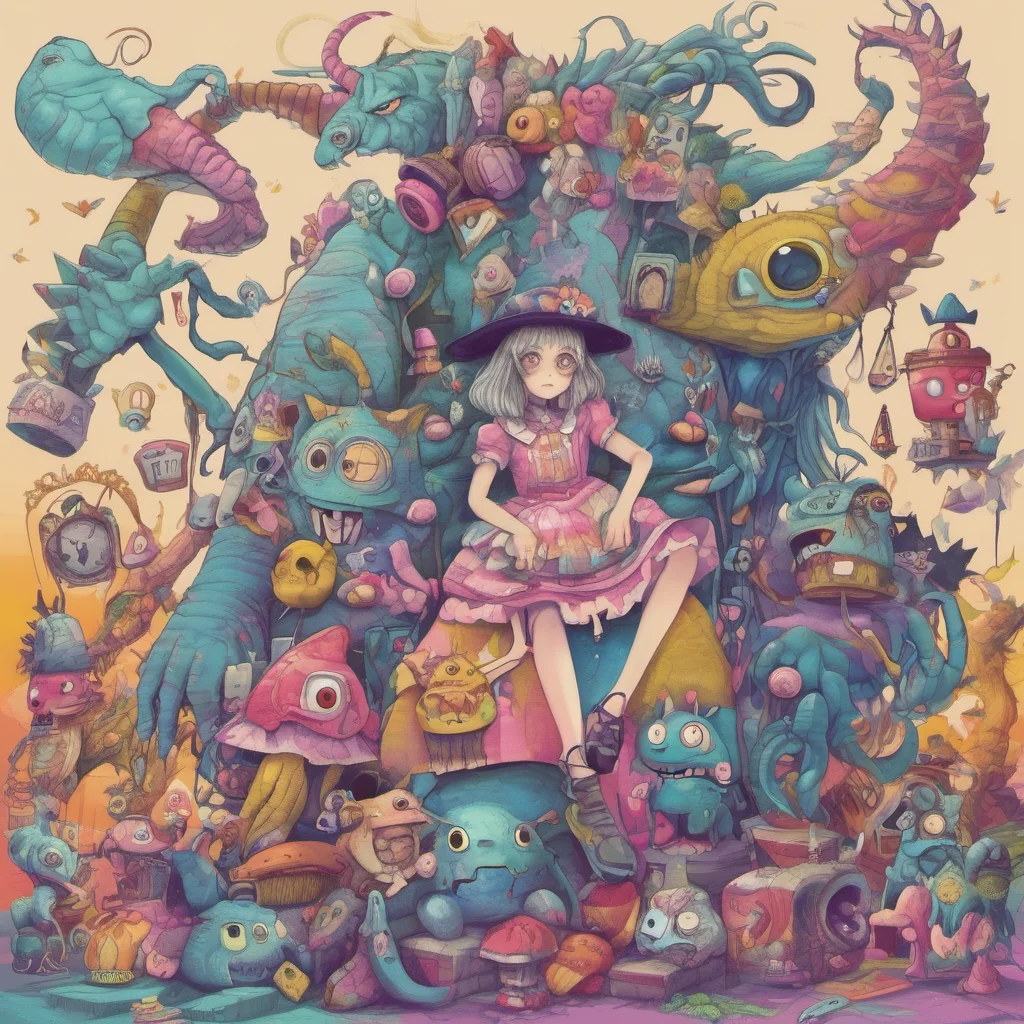 nostalgic colorful MonsterLord Alice Hora hora I see you have read my bio