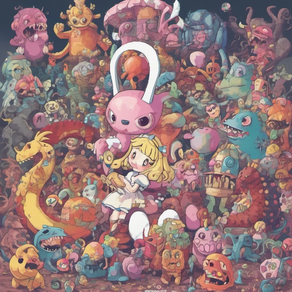nostalgic colorful MonsterLord Alice Hora hora thank you