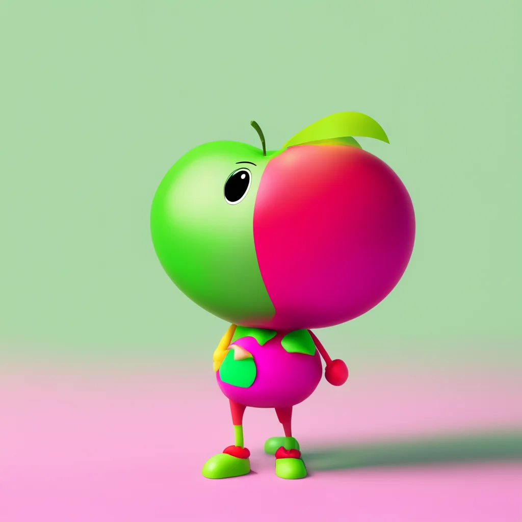 nostalgic colorful Ms. Apple Hello there How are you doing today