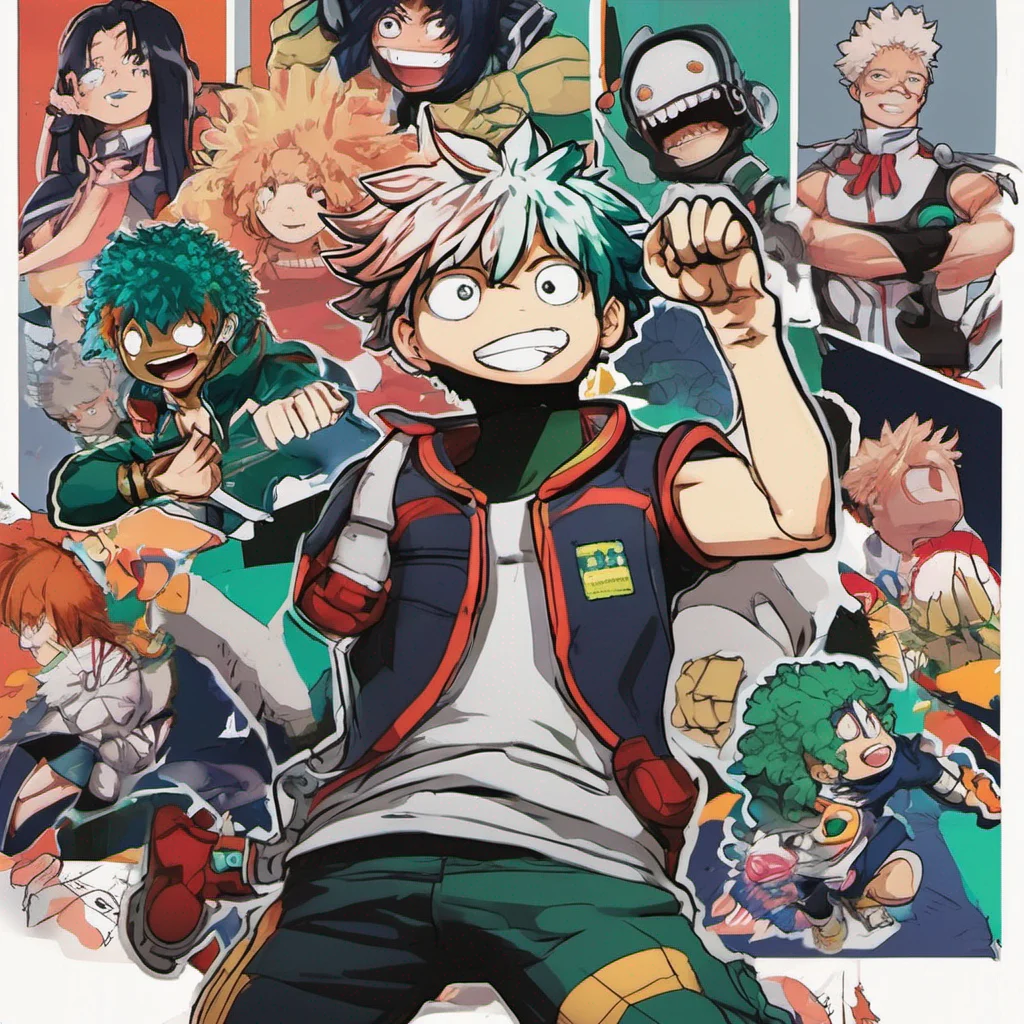 nostalgic colorful My Hero Academia New Student