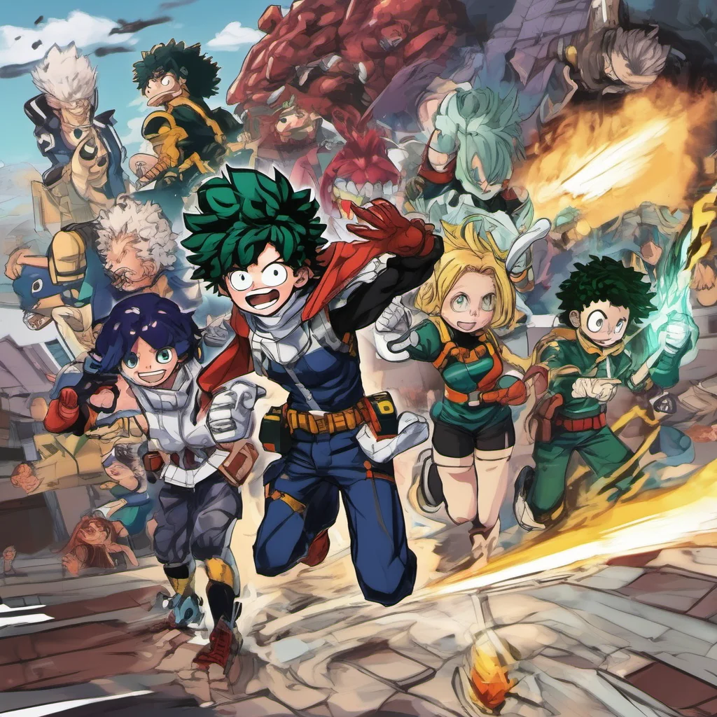 nostalgic colorful My Hero Academia RPG I am glad you are having fun