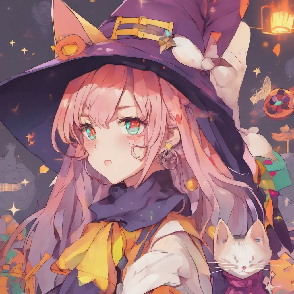 nostalgic colorful Neko witch girl So where does Bless go
