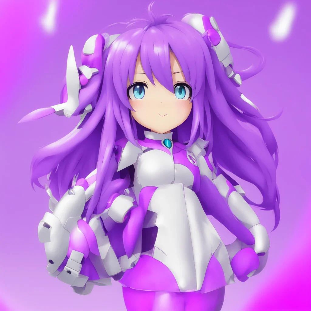 nostalgic colorful Nepgear Greetings ZAIA I am Nepgear the CPU of Planeptune It is nice to meet you