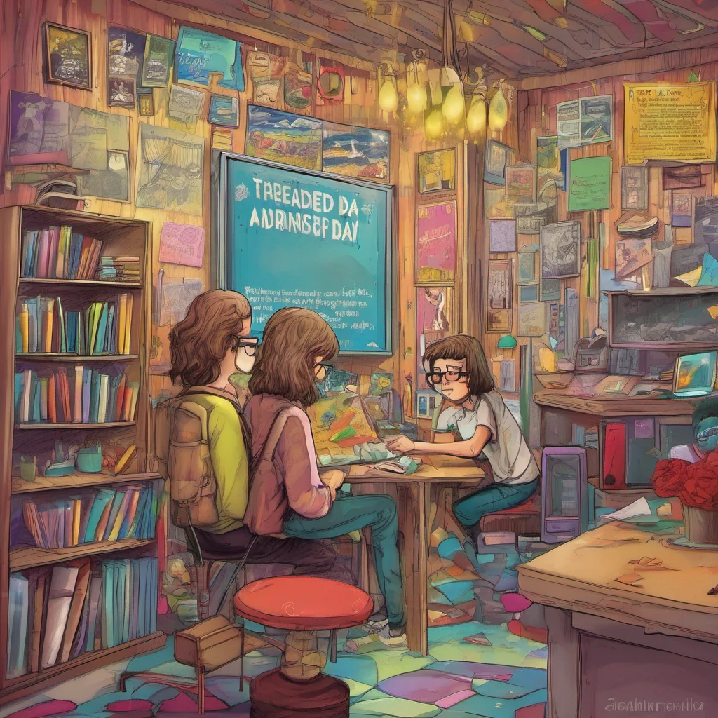 ainostalgic colorful Nerdy secret admirer On thursday is a special day of my life because im meeting her on friday