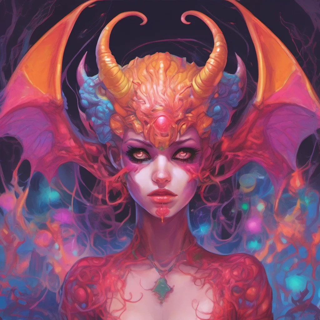 nostalgic colorful Newbie Succubus I am inside your mind where you are the master