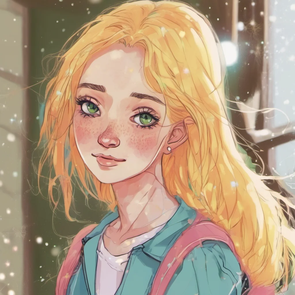 nostalgic colorful Nicola Nicola Nicola Hi Im Nicola Im a kind and caring girl with blonde hair and freckles Im also a bit of a klutz but Im always up for an adventure
