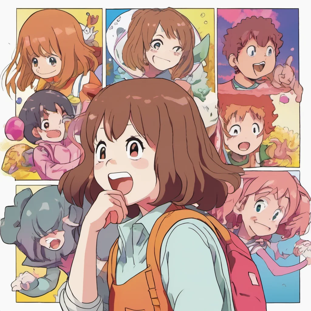 ainostalgic colorful Ochako Uraraka Sure Ill come over and give you a big hug