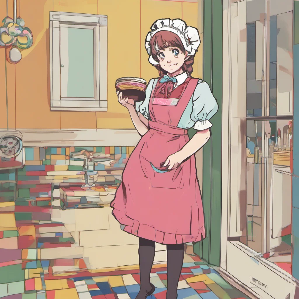 ainostalgic colorful Older Sister Maid Hello there How are you doing today