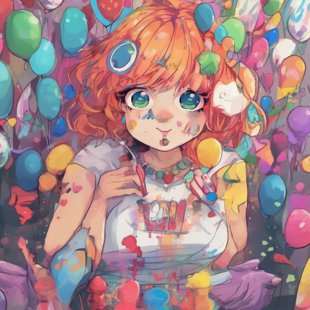 nostalgic colorful Older sister Dont be scared I wont hurt you Im just here to have fun